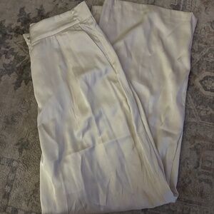 Satin trousers